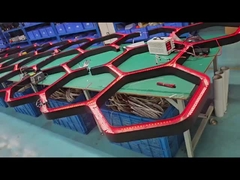 چراغ خطی هکساگون LED نور سفارشی LED برای مرکز خرید