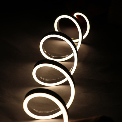10X18mm نوار نیون سیلیکونی انعطاف پذیر 3000k نوار سفید نیون LED 5m